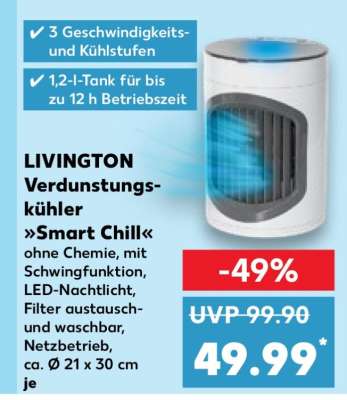 LIVINGTON Verdunstungskühler »Smart Chill«