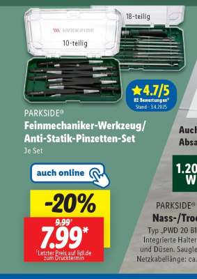 Feinmechaniker-Werkzeug/Anti-Statik-Pinzetten-Set