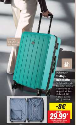 TOPMOVE® Trolley-Reisekoffer