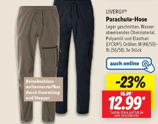 LIVERGY® Parachute-Hose