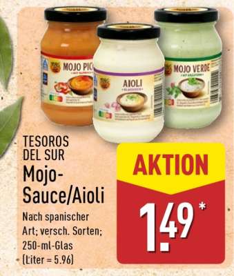 TESOROS DEL SUR Mojo-Sauce/Aioli