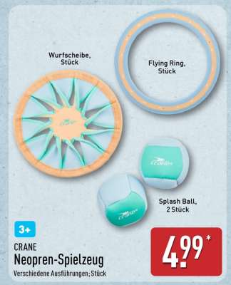 CRANE Neopren-Spielzeug