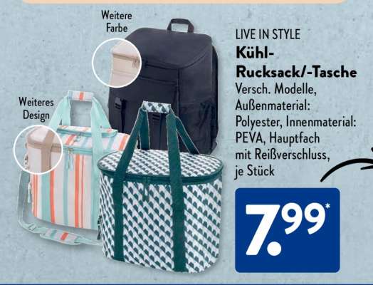 Kühl-Rucksack/-Tasche