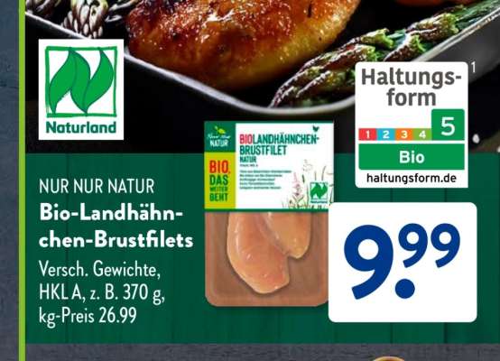 Bio-Landhähnchen-Brustfilets