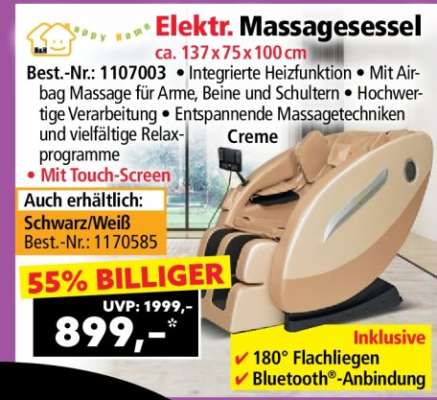 Elektr. Massagesessel
