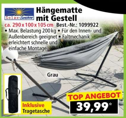 Hängematte mit Gestell