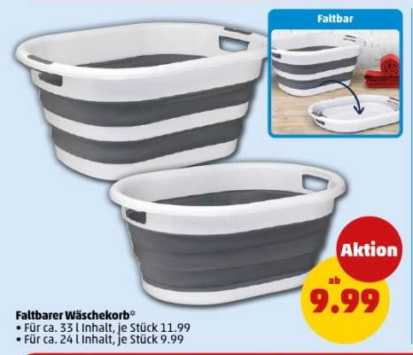 Faltbarer Wäschekorb