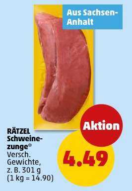 RÄTZEL Schweinezunge