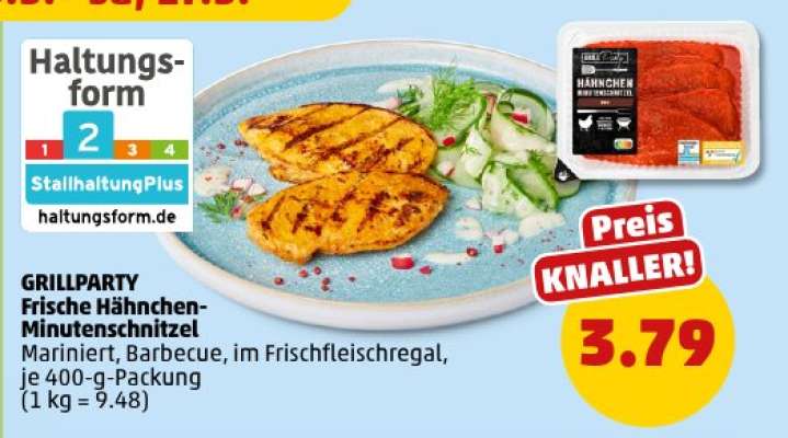 GRILLPARTY Frische Hähnchen-Minutensteaks