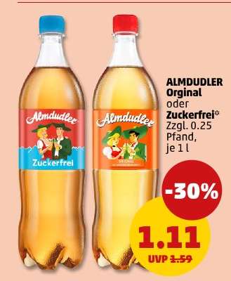 ALMDUDLER Orginal oder Zuckerfrei