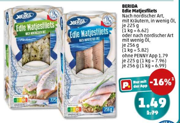 BERIDA Edle Matjesfilets