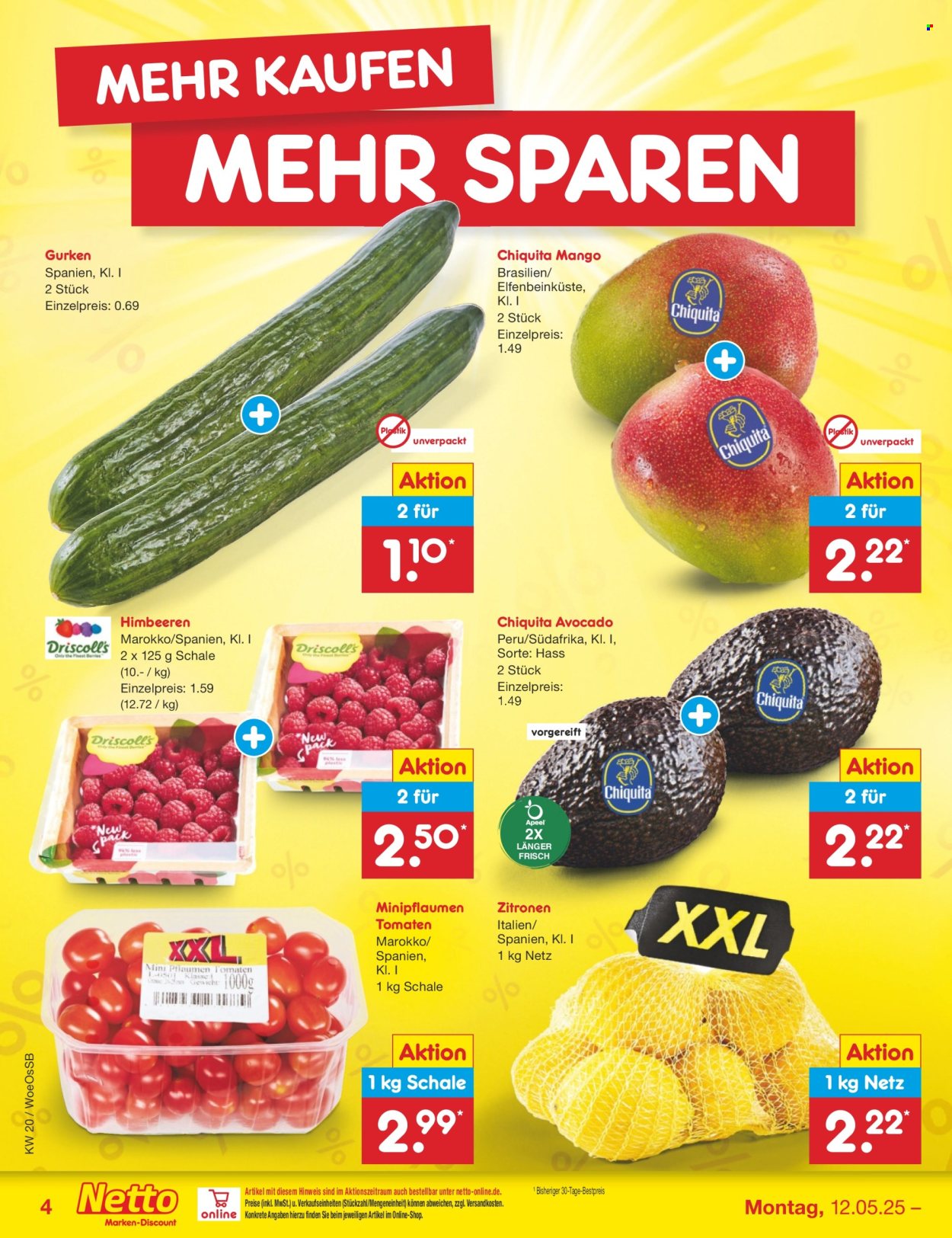 Netto Marken-Discount Prospekte  - 12.05.2025 - 17.05.2025. Seite 1