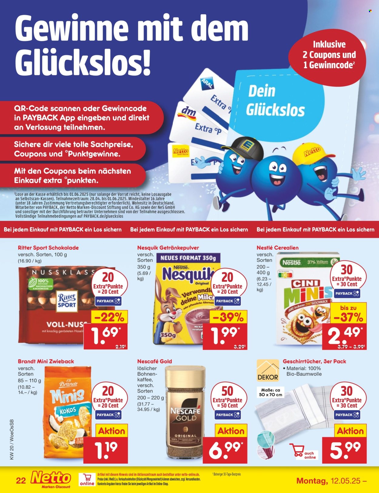 Netto Marken-Discount Prospekte  - 12.05.2025 - 17.05.2025. Seite 1