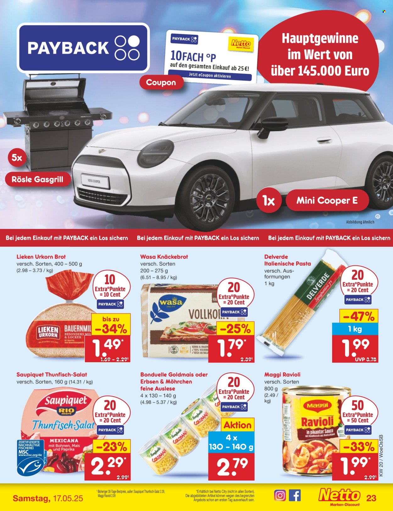 Netto Marken-Discount Prospekte  - 12.05.2025 - 17.05.2025. Seite 1