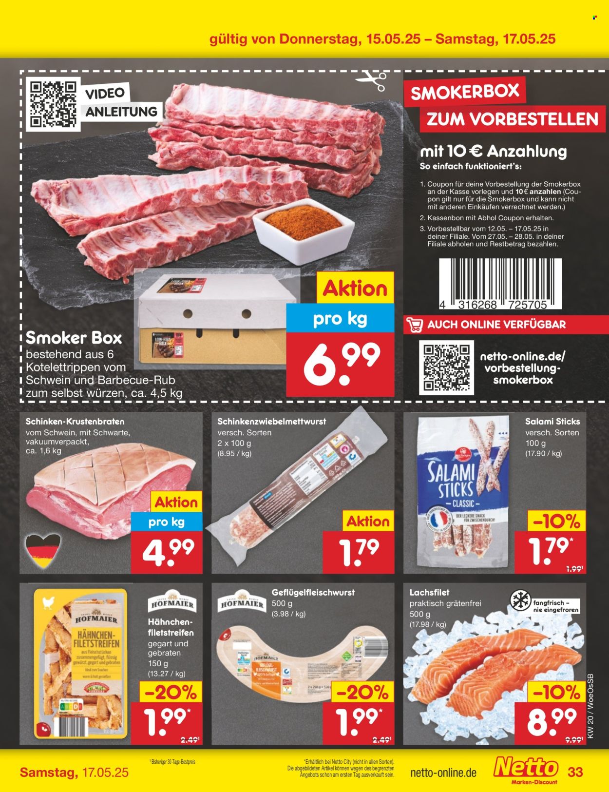Netto Marken-Discount Prospekte  - 12.05.2025 - 17.05.2025. Seite 1