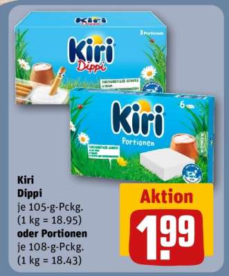 Kiri Dippi oder Portionen