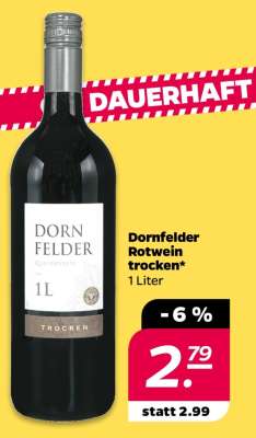 Dornfelder Rotwein trocken