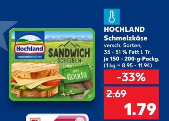 HOCHLAND Schmelzkäse