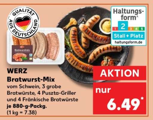 WERZ Bratwurst-Mix