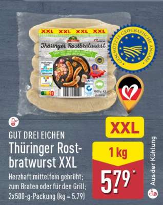 Thüringer Rostbratwurst XXL