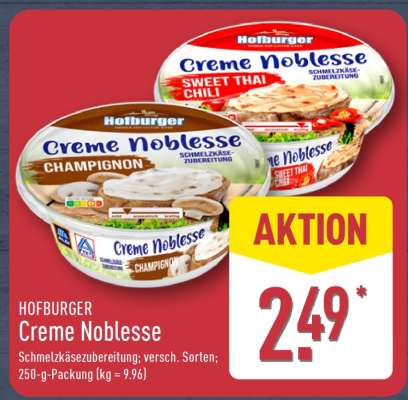 HOFBURGER Creme Noblesse