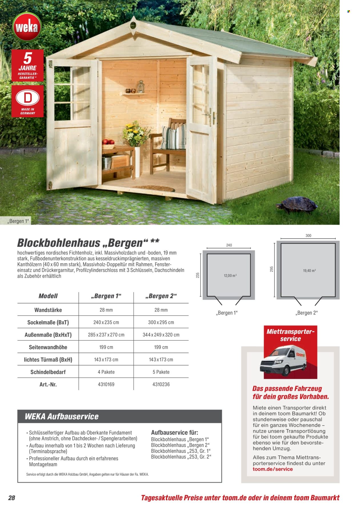 toom Baumarkt Prospekte  - 21.02.2026 - 30.06.2026. Seite 28