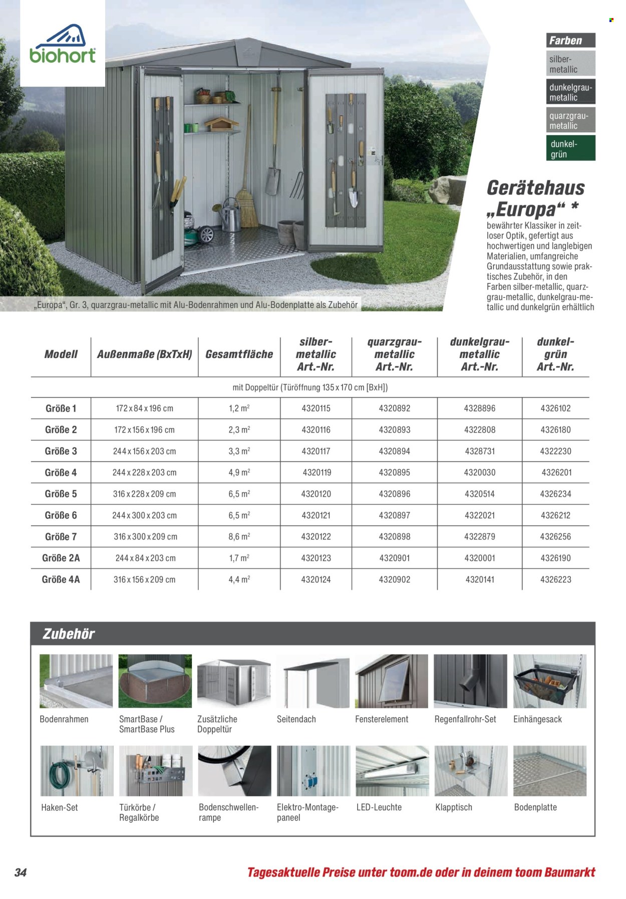 toom Baumarkt Prospekte  - 21.02.2026 - 30.06.2026. Seite 34