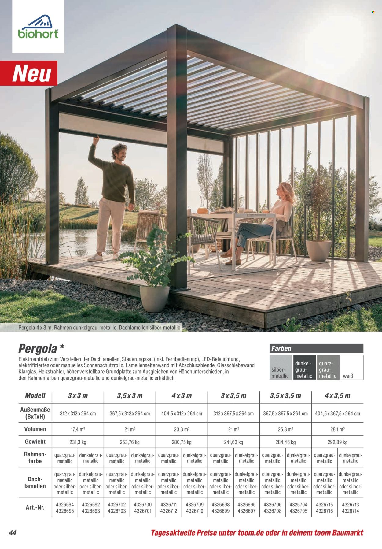 toom Baumarkt Prospekte  - 21.02.2026 - 30.06.2026. Seite 44