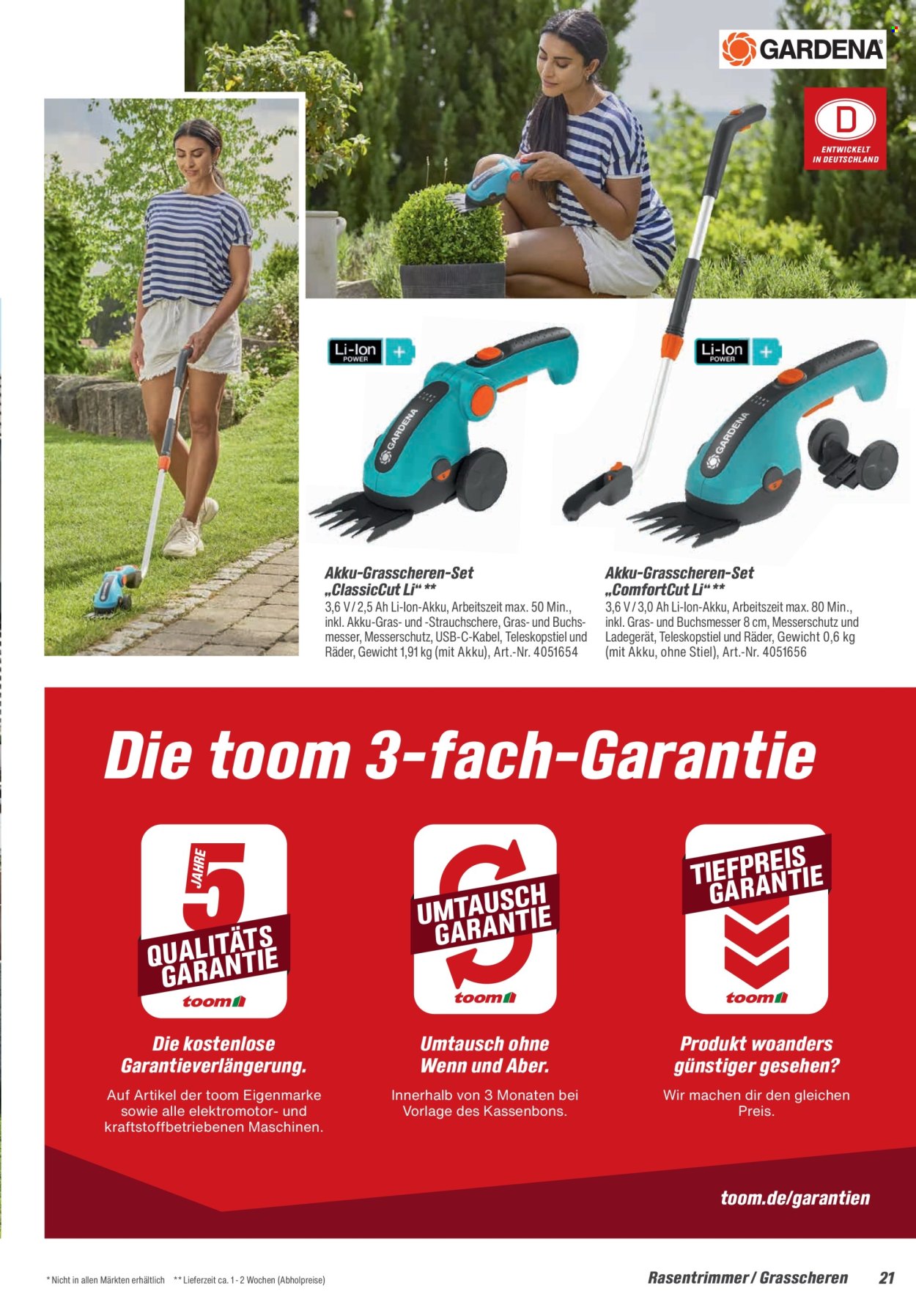 toom Baumarkt Prospekte  - 21.02.2026 - 30.06.2026. Seite 21