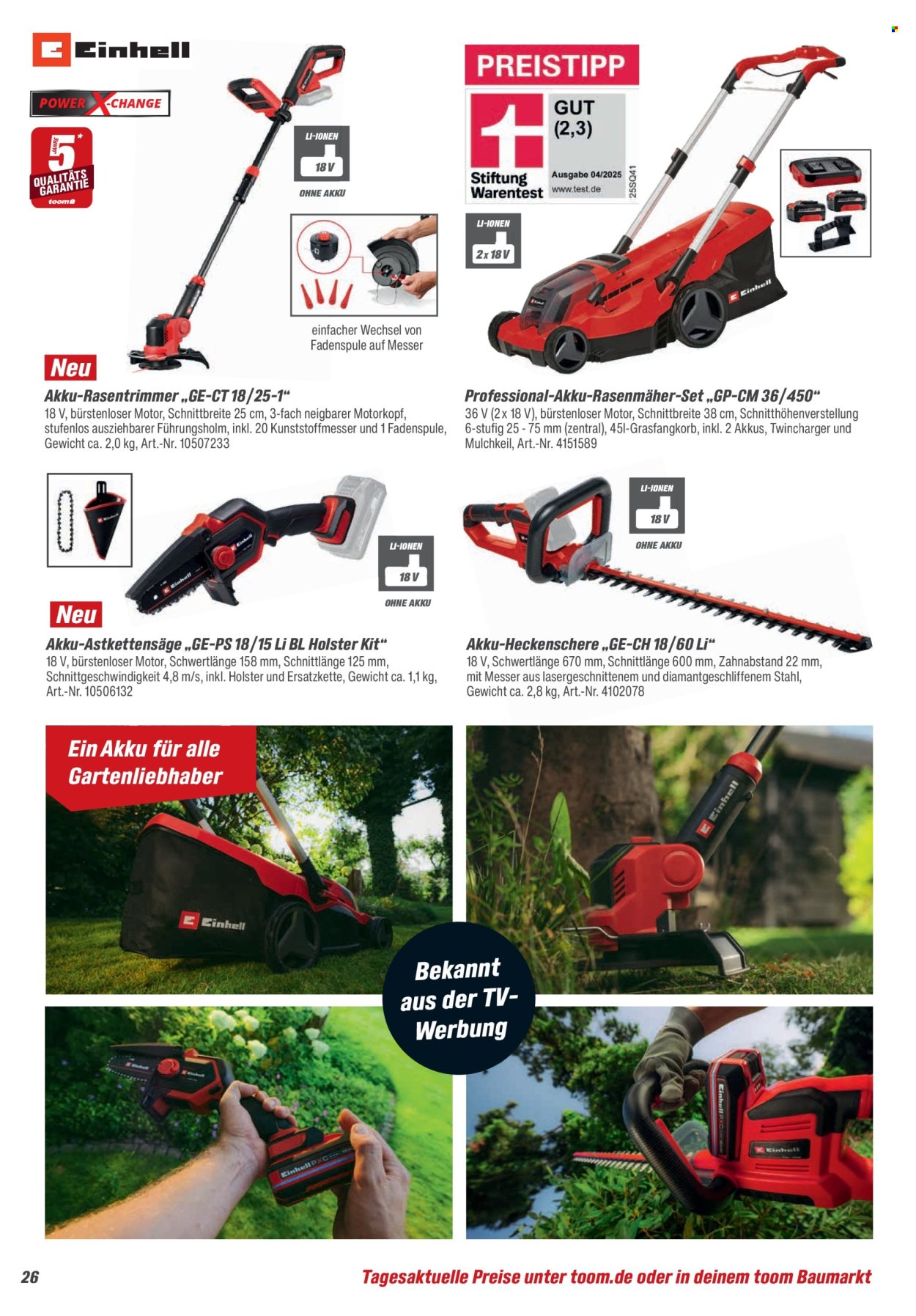 toom Baumarkt Prospekte  - 21.02.2026 - 30.06.2026. Seite 26
