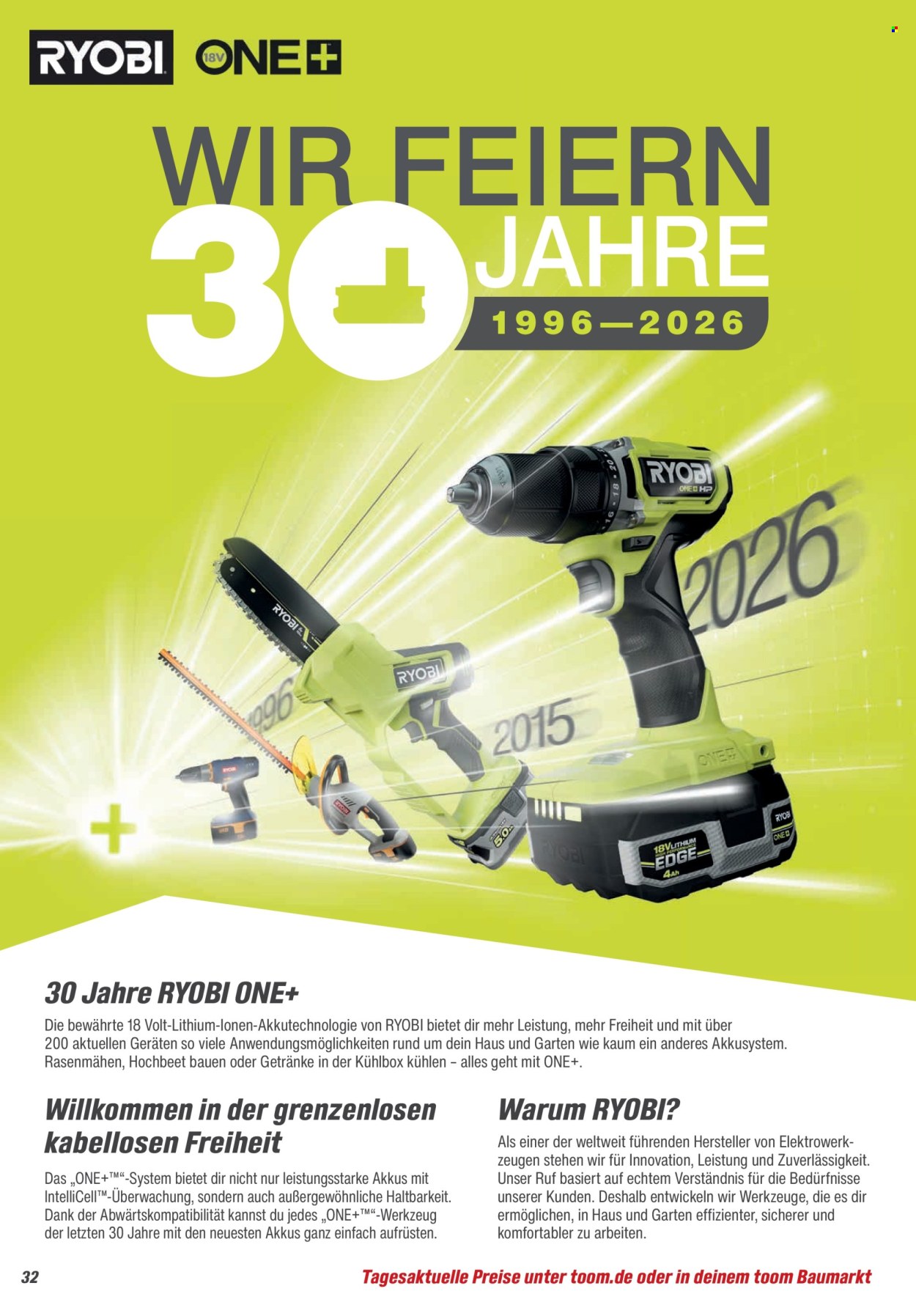 toom Baumarkt Prospekte  - 21.02.2026 - 30.06.2026. Seite 32