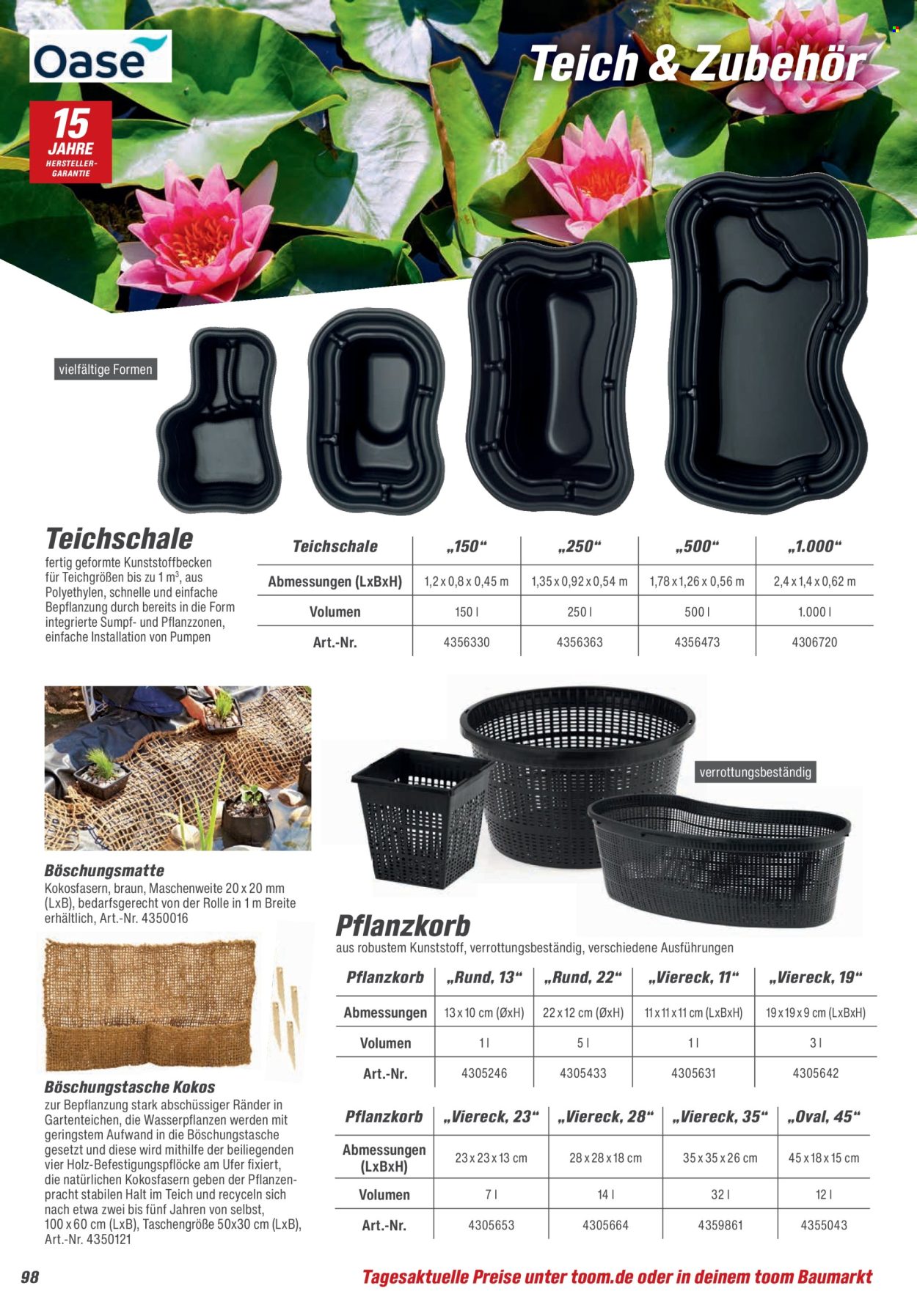 toom Baumarkt Prospekte  - 21.02.2026 - 30.06.2026. Seite 98