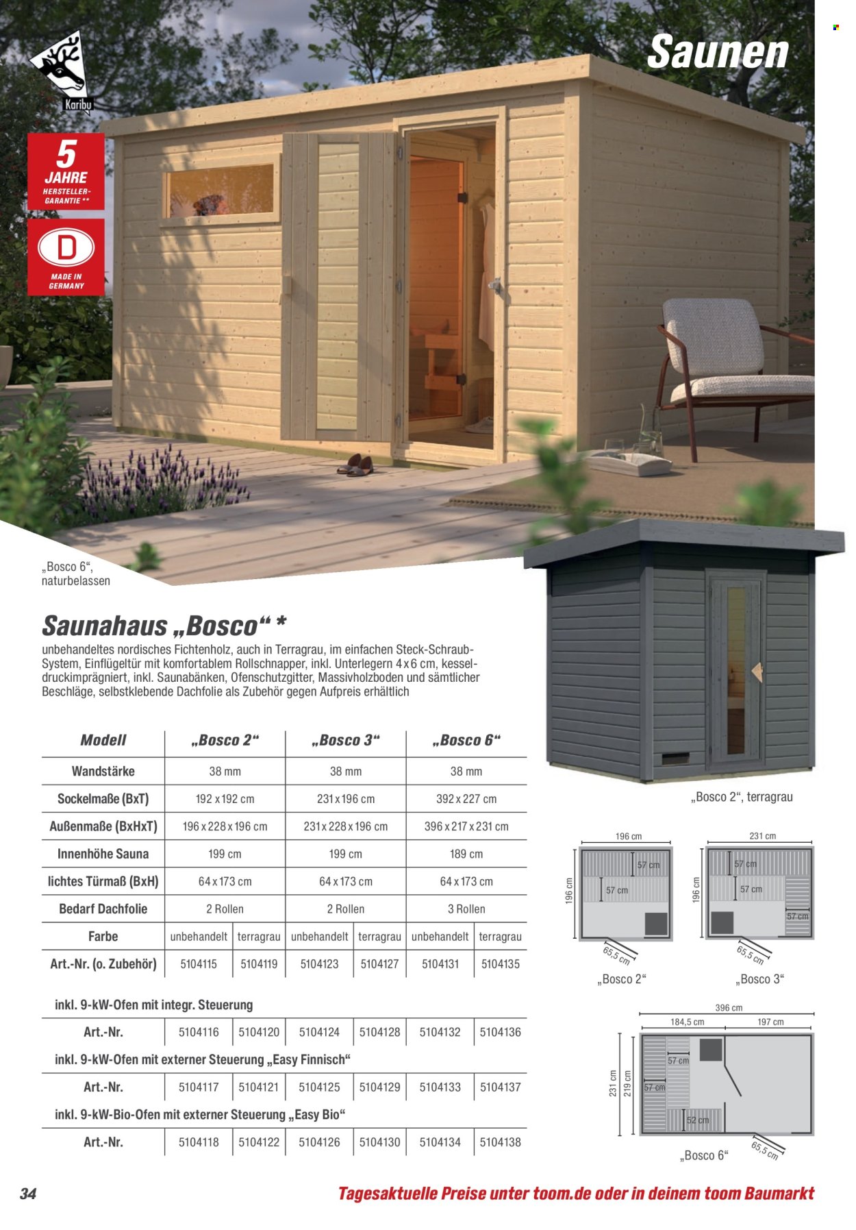 toom Baumarkt Prospekte  - 14.03.2026 - 30.06.2026. Seite 34