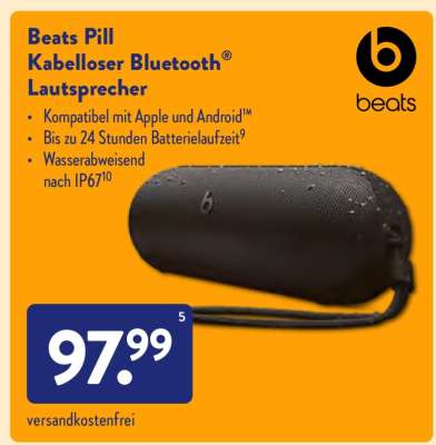 Beats Pill Kabelloser Bluetooth® Lautsprecher