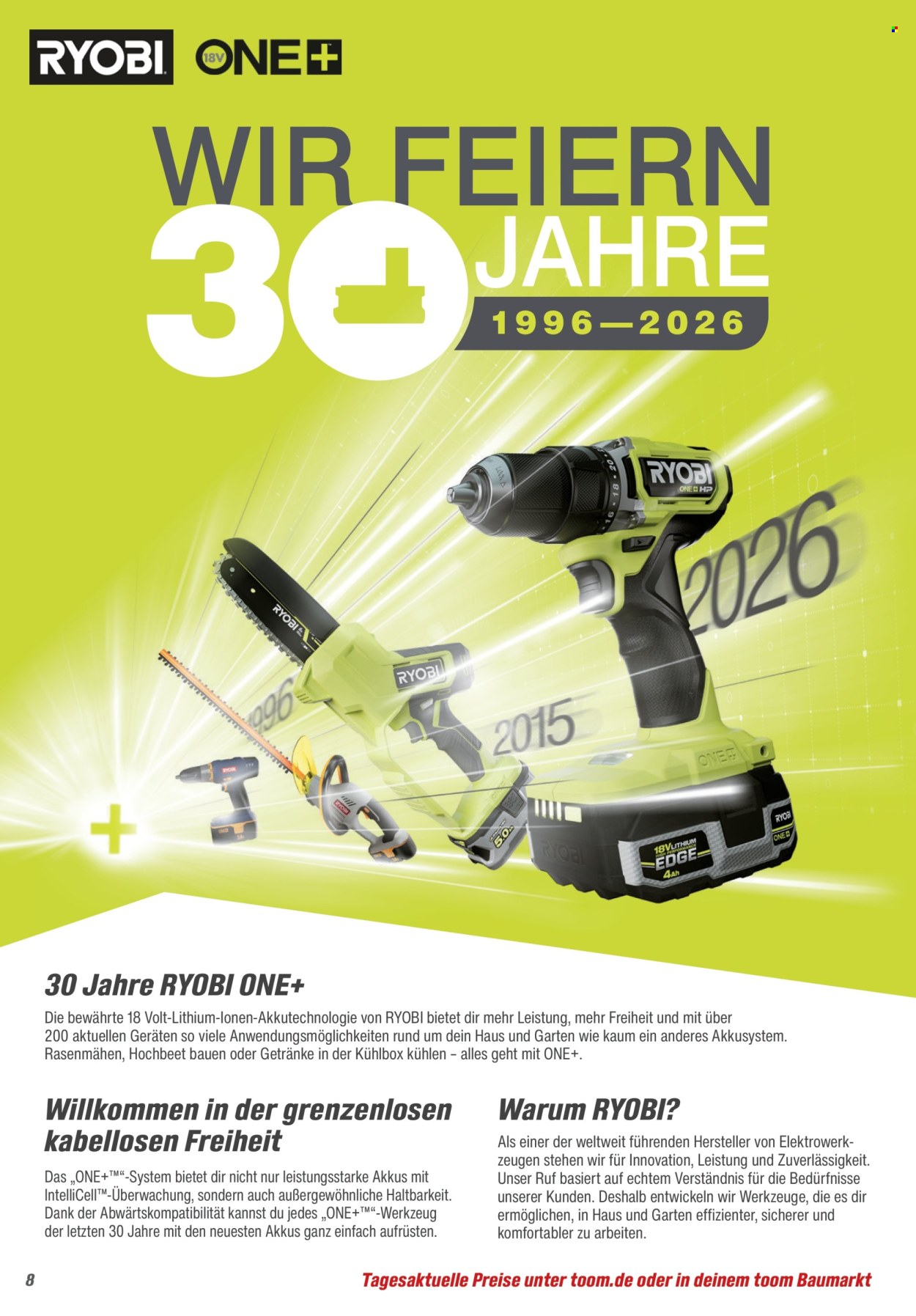 toom Baumarkt Prospekte  - 28.03.2026 - 30.06.2026. Seite 8