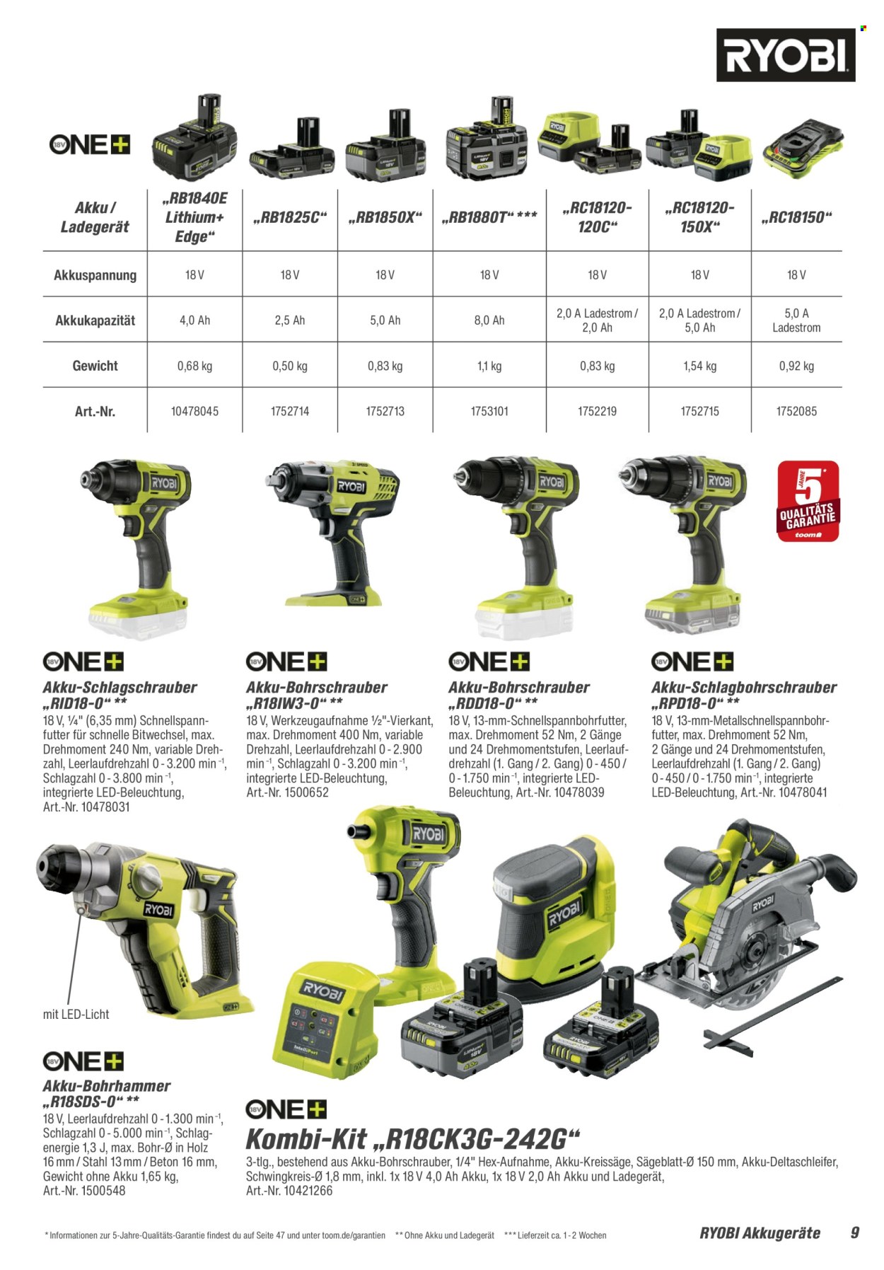 toom Baumarkt Prospekte  - 28.03.2026 - 30.06.2026. Seite 9