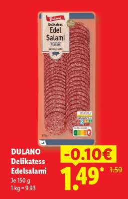 Dulano Delikatess Edelsalami