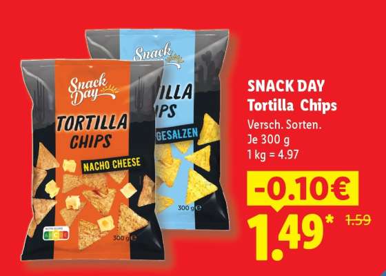 Snack Day Tortilla Chips