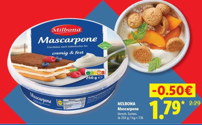 Milbona Mascarpone