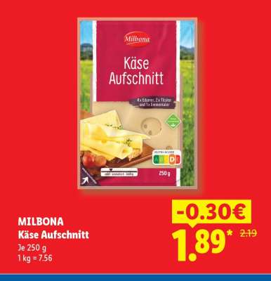 Käse-Aufschnitt