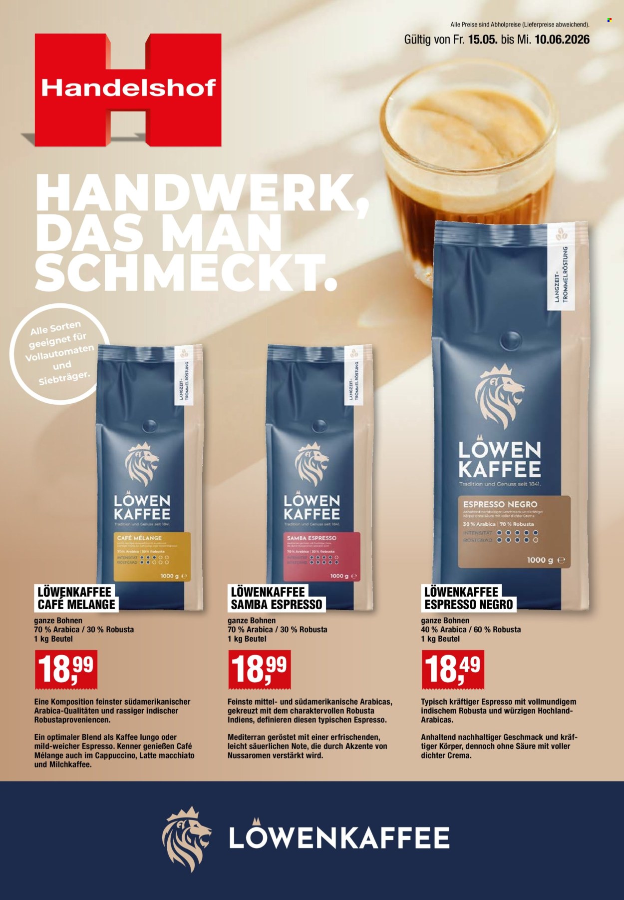 Handelshof Prospekte  - 15.05.2026 - 10.06.2026. Seite 1