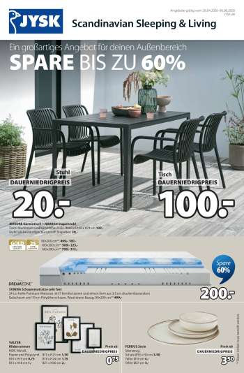 Prospekte JYSK - 28.04.2026 - 6.06.2026.