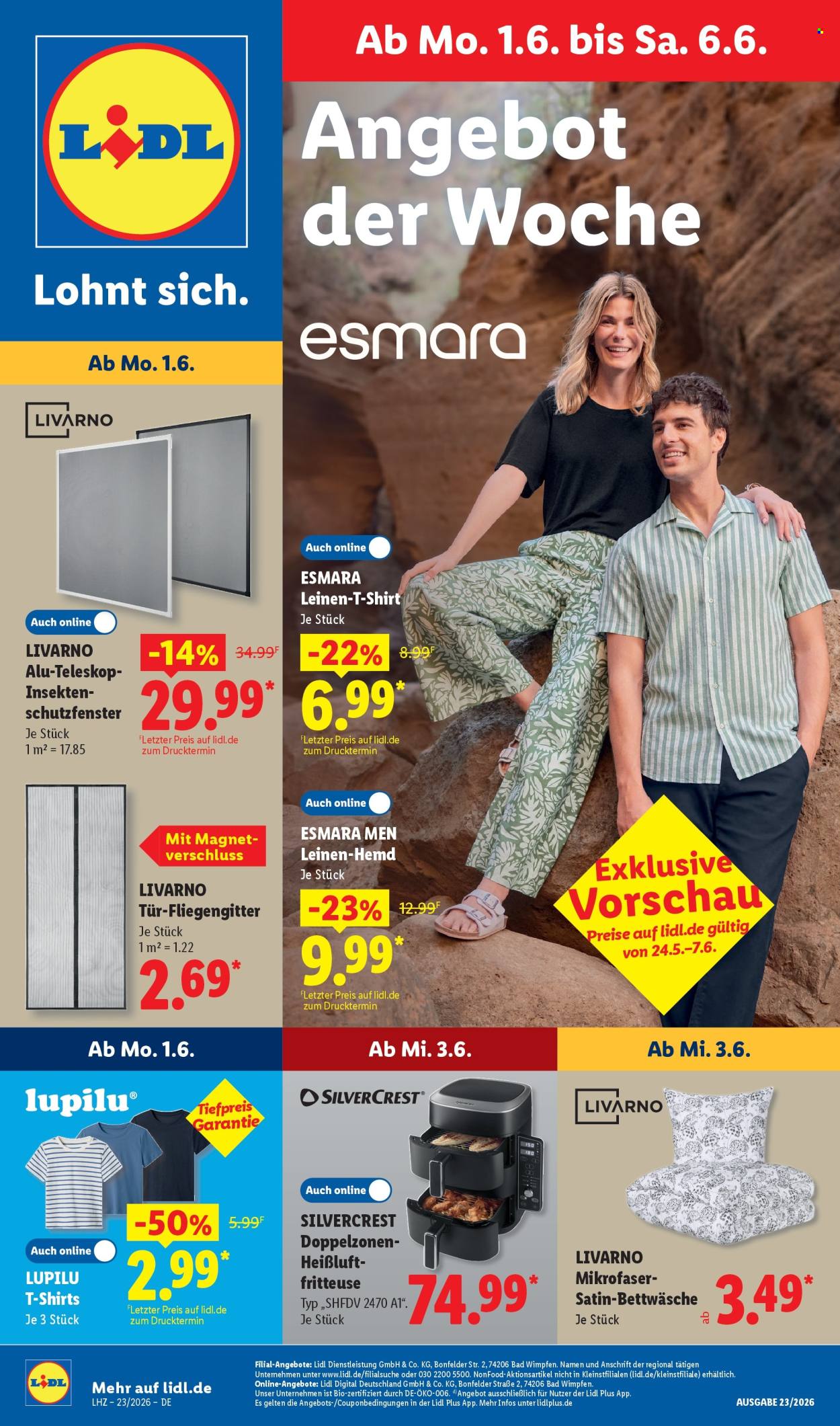 Lidl Prospekte  - 1.06.2026 - 6.06.2026. Seite 1