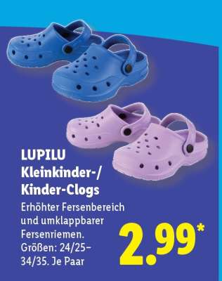 LUPILU Kleinkinder-/Kinder-Clogs