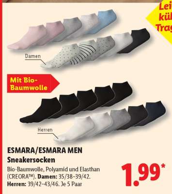 Esmara/Esmara Men Sneakersocken