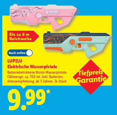 LUPILU Elektrische Wasserpistole