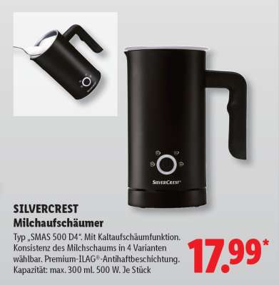 SILVERCREST Milchaufschäumer