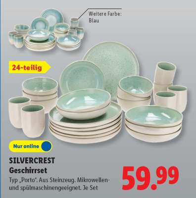 SILVERCREST Geschirrset