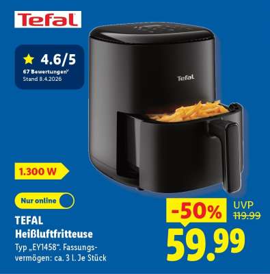 Tefal Heißluftfritteuse »