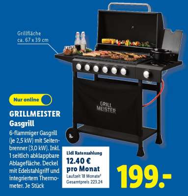 GRILLMEISTER Gasgrill